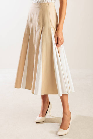 THE SWEETEST THING WOVEN MIDI SKIRT - By Baano