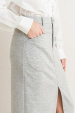 LOVELY BY NATURE KNIT MIDI SKIRT Flying Tomato