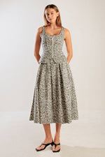 SOMETHING SPECIAL WOVEN MIDI FULL SKIRT - By Baano