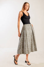 SOMETHING SPECIAL WOVEN MIDI FULL SKIRT - By Baano