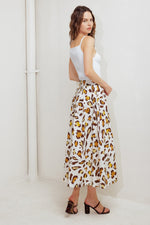 CITY JUNGLE WOVEN FULL SKIRT - By Baano