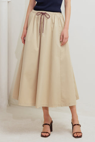 WEEKEND PARISIAN WOVEN MIDI SKIRT - By Baano