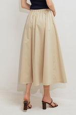 WEEKEND PARISIAN WOVEN MIDI SKIRT - By Baano