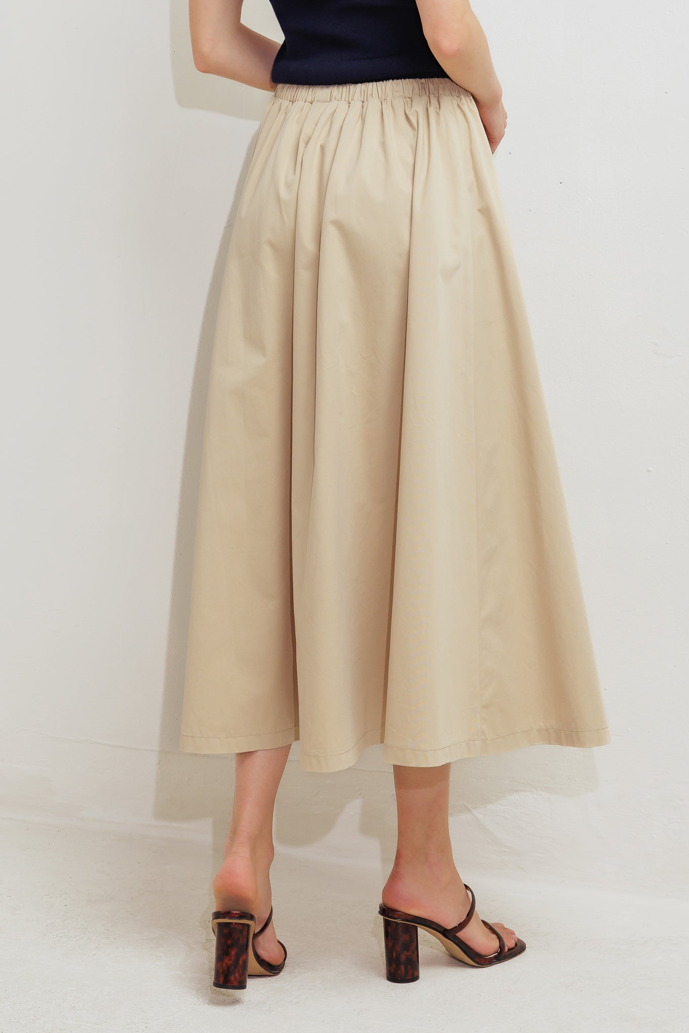 WEEKEND PARISIAN WOVEN MIDI SKIRT - By Baano