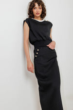 URBAN LUXE COMMAND KNIT MIDI SKIRT - By Baano