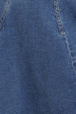 COWBOY CURVE DENIM MIDI SKIRT - By Baano