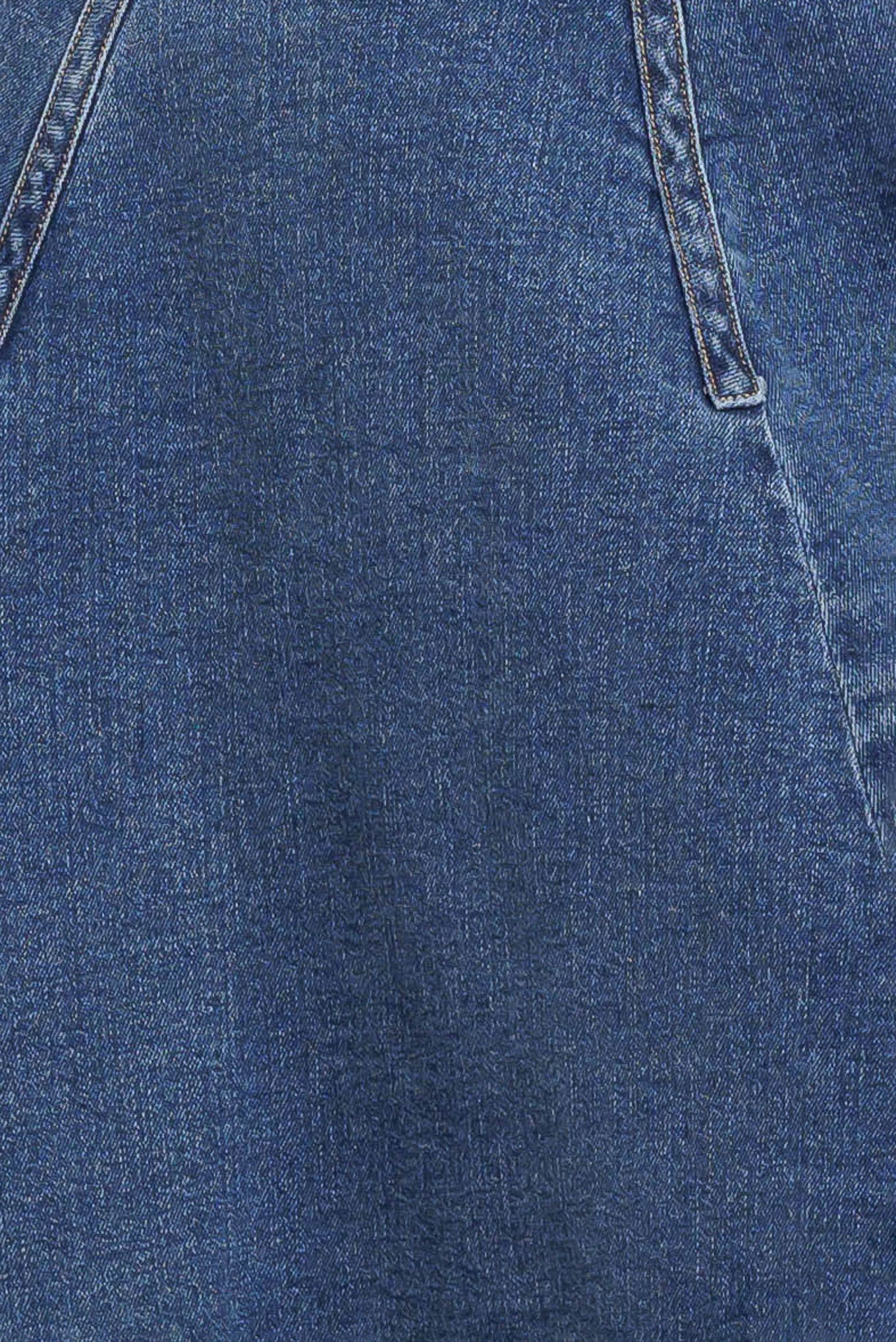 COWBOY CURVE DENIM MIDI SKIRT - By Baano