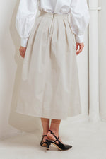SOFT POEM WOVEN FULL MIDI SKIRT - By Baano