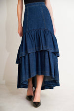 [PREORDER] SUNDAY STROLL DENIM MAXI SKIRT