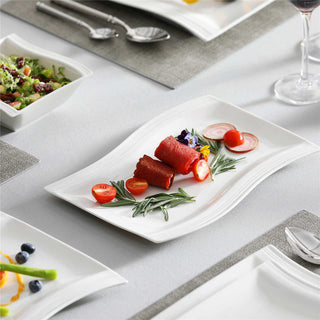 Flora Marble Grey 26 Piece Dinnerware Set