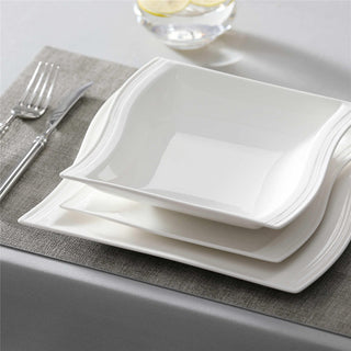 Flora Marble Pink 30 Piece Dinnerware Set