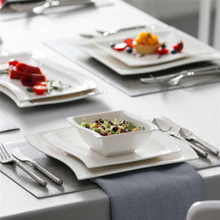 Flora Marble Pink 30 Piece Dinnerware Set