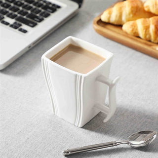 Flora Marble Grey Mugs Set of 6