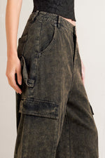 CAN'T BLAME ME GARGO DENIM PANTS