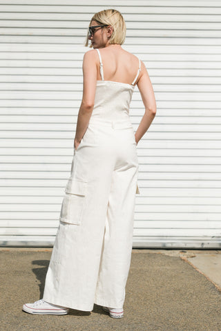 ROYAL AFFAIR WOVEN JUMPSUIT - By Baano