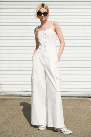 ROYAL AFFAIR WOVEN JUMPSUIT - By Baano