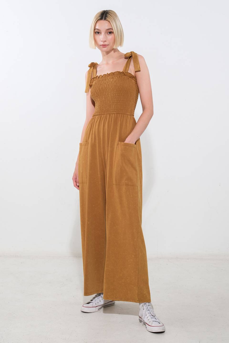 TRENDING MOMENT KNIT JUMPSUIT - By Baano