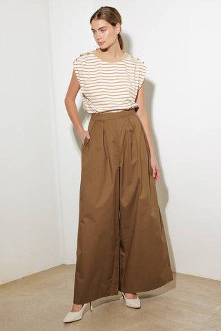 IT'S PERFECT TIMING WOVEN PANTS - By Baano