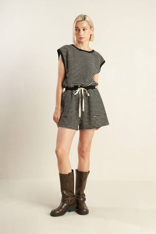 SUNSET COVE STRIP ROMPER - By Baano
