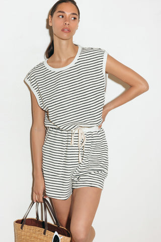 SUNSET COVE STRIP ROMPER - By Baano