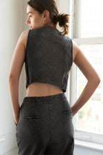 RAIN OR SHINE DENIM JUMPSUIT - By Baano