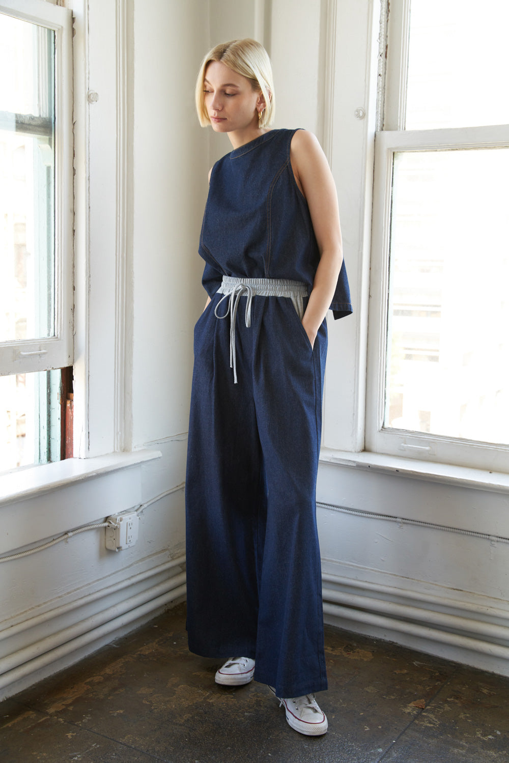 GOLDEN HOUR WOVEN PANTS - By Baano