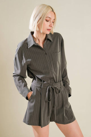 AM I OKAY WITH WOVEN ROMPER - By Baano