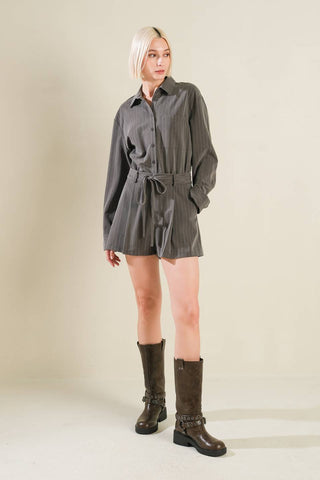 AM I OKAY WITH WOVEN ROMPER - By Baano