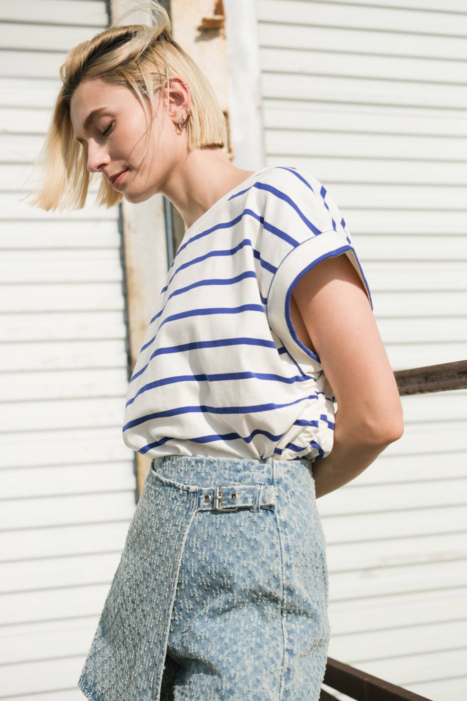 NO ONE PRETTIER DENIM SKORT - By Baano