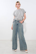 INSPIRING ALLURE DENIM PANTS - By Baano