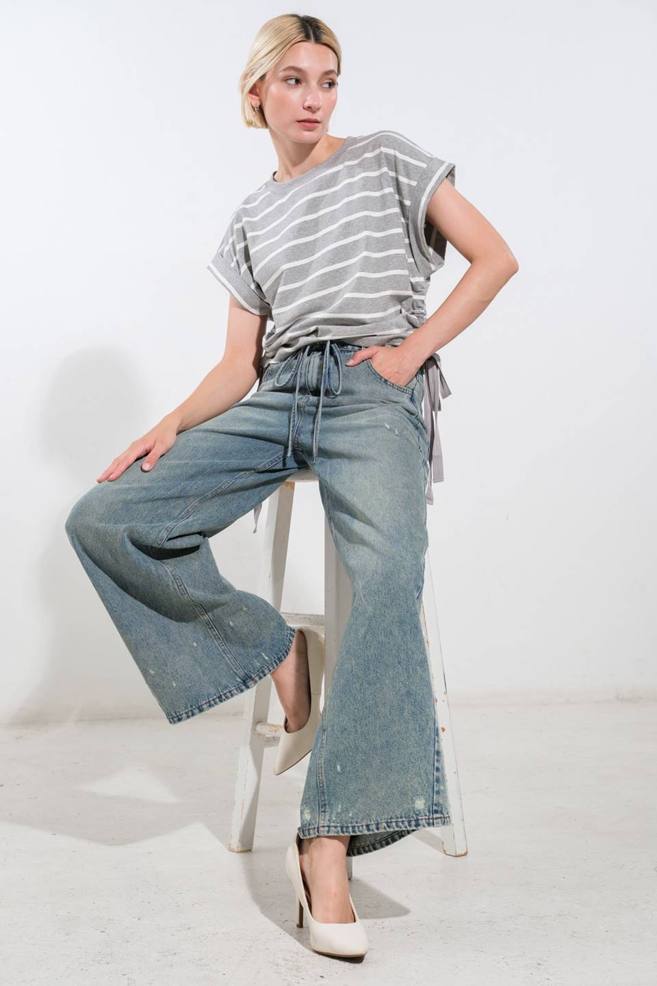 INSPIRING ALLURE DENIM PANTS - By Baano
