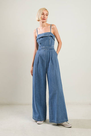 URBAN ELEGANCE DENIM JUMPSUIT - By Baano
