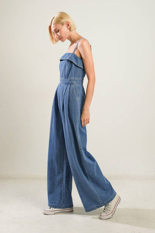 URBAN ELEGANCE DENIM JUMPSUIT - By Baano
