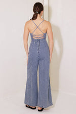 BEGIN AGAIN BLUE DENIM JUMPSUIT - By Baano