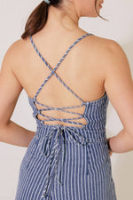 BEGIN AGAIN BLUE DENIM JUMPSUIT - By Baano