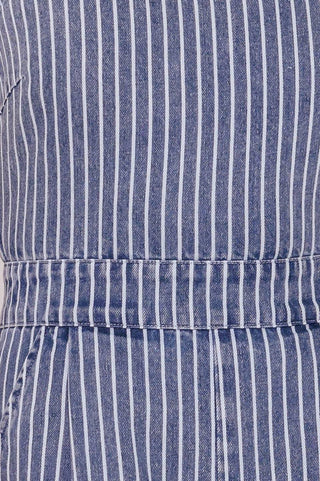 BEGIN AGAIN BLUE DENIM JUMPSUIT - By Baano