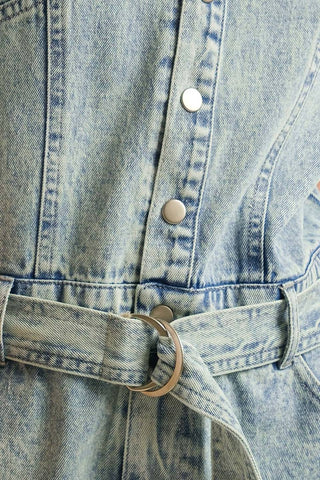 COUNTRYSIDE CHARM DENIM ROMPER - By Baano