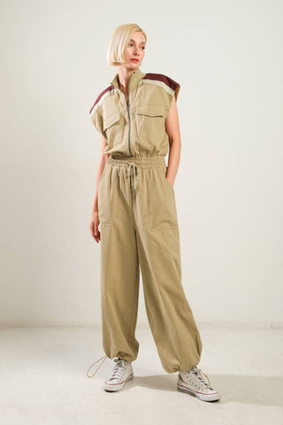 WAVE OF ELEGANCE WOVEN JUMPSUIT - By Baano