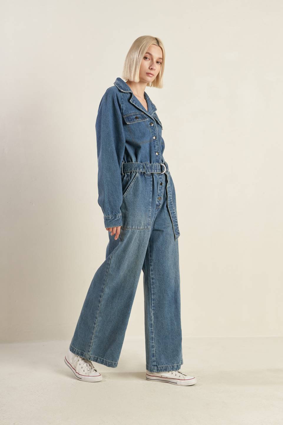 PERFECT MEET DENIM JUMPSUIT - By Baano