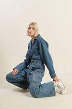 PERFECT MEET DENIM JUMPSUIT - By Baano