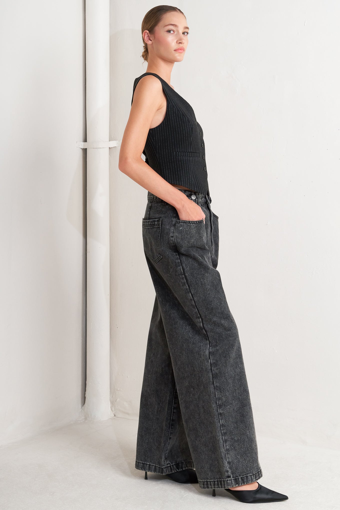 TAKE MY WORD DENIM PANTS - By Baano