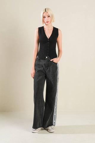 ELEGANT ELEVATION DENIM PANTS - By Baano