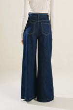 CRISP CANVAS DENIM PANTS - By Baano