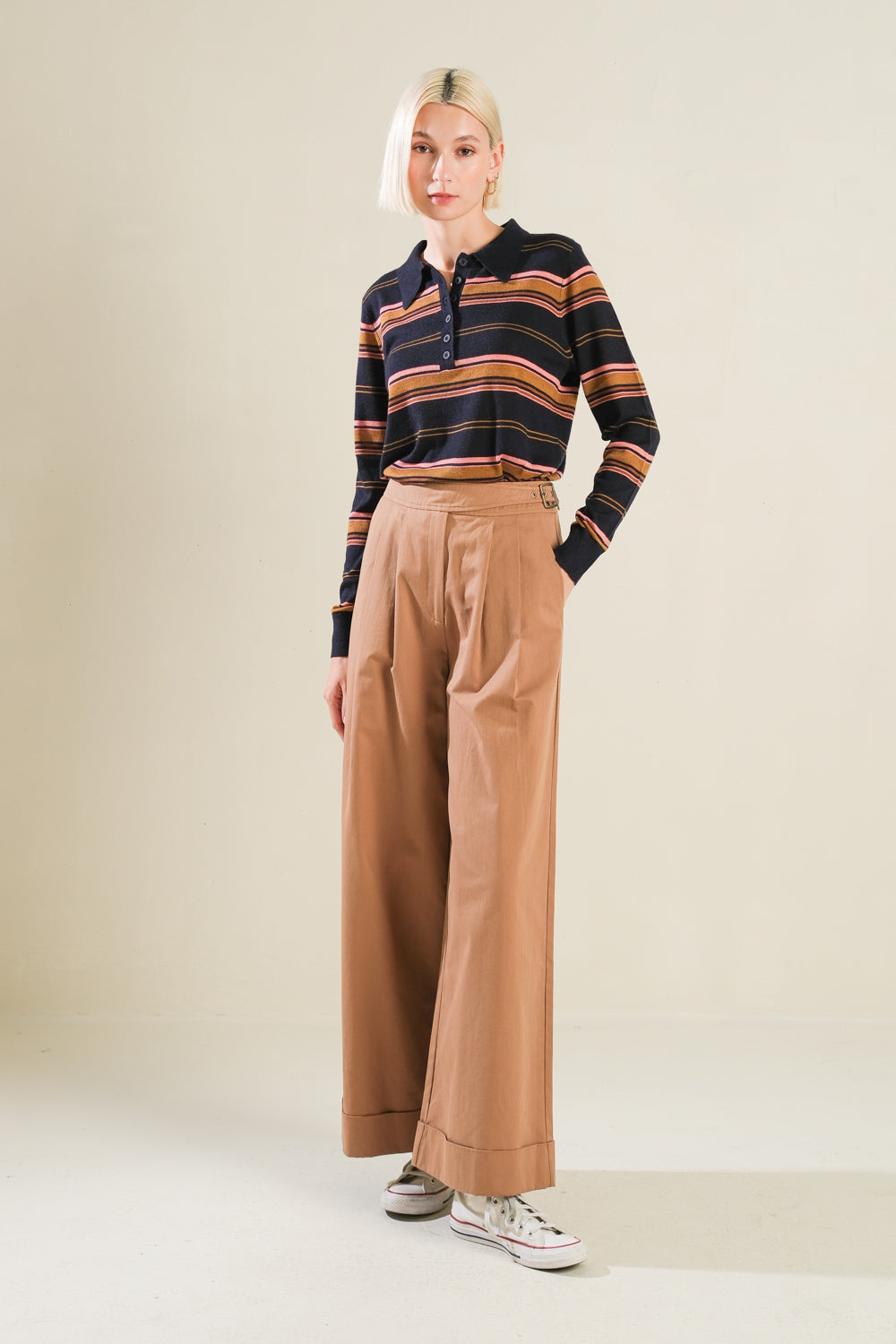 THE TIME IS RIGHT WOVEN PANTS - By Baano