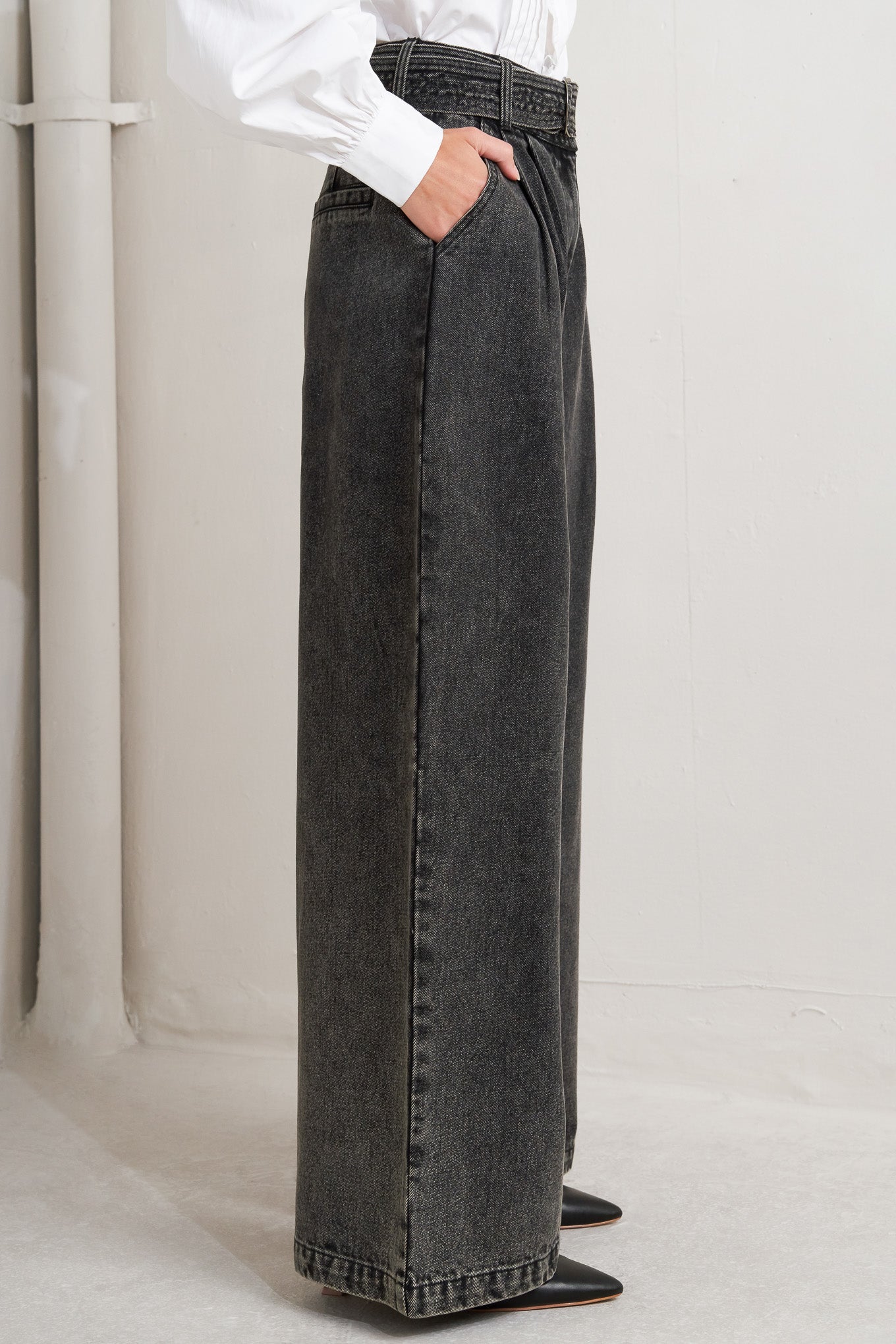 THINK OF ME DENIM PANTS