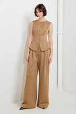 ROMANTIC PETAL WOVEN PANTS - By Baano