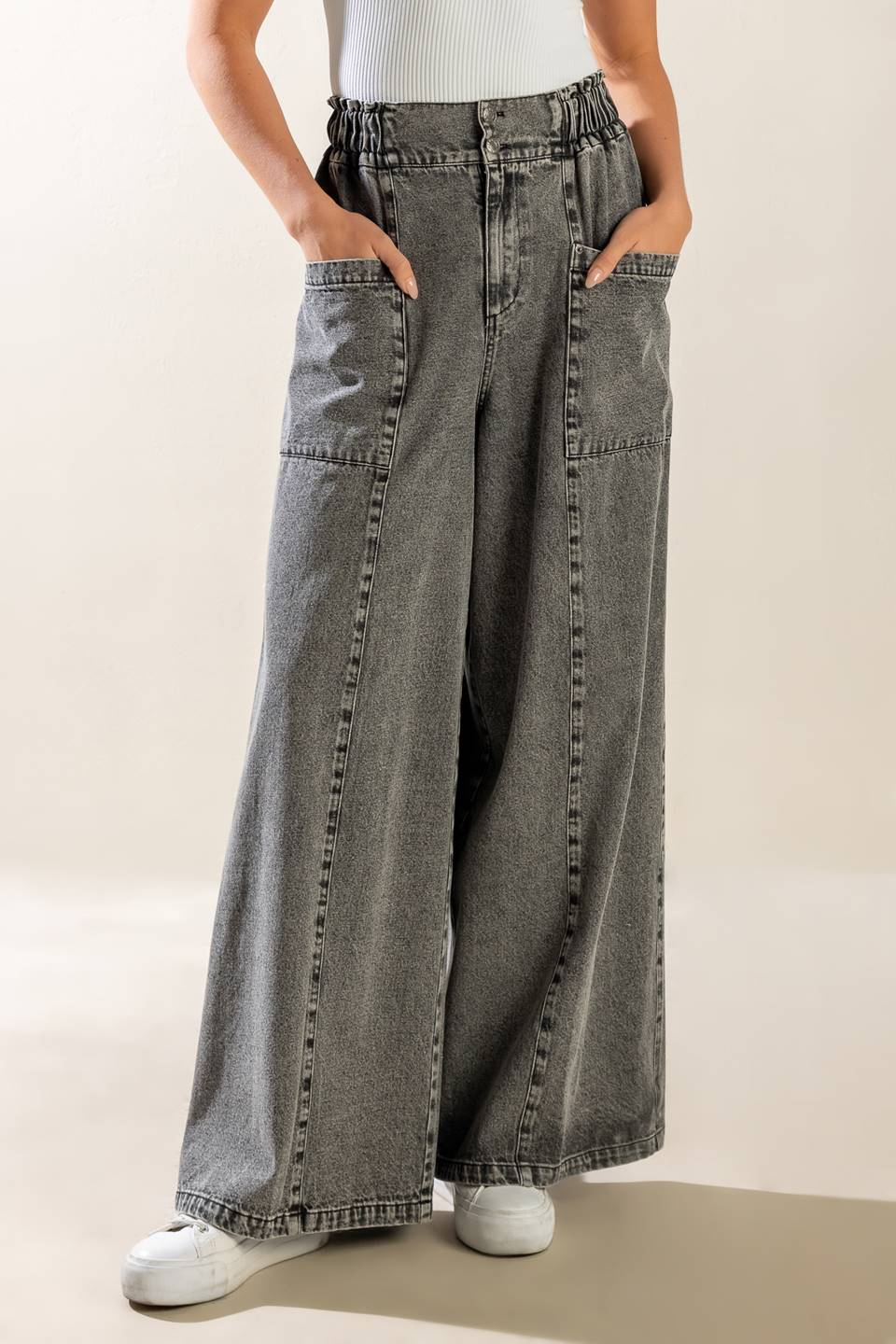 EXPLORING THE CITY DENIM PANTS - By Baano