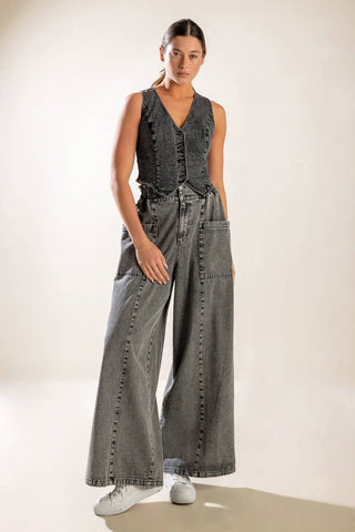 EXPLORING THE CITY DENIM PANTS - By Baano