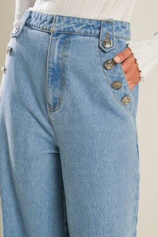 ADVENTURE AWAITS DENIM PANTS - By Baano