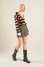 ETERNAL DEVOTION PLAID SKORT - By Baano